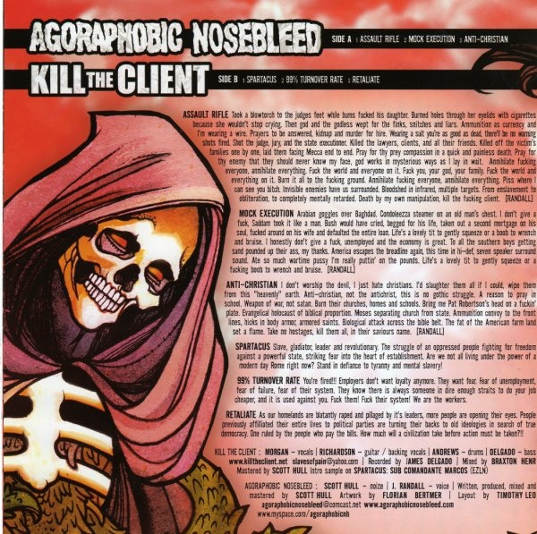 Agoraphobic Nosebleed & Kill The Client - Agoraphobic Nosebleed / Kill The Client