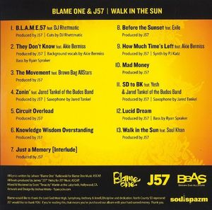 Blame One & J57 - Walk In The Sun