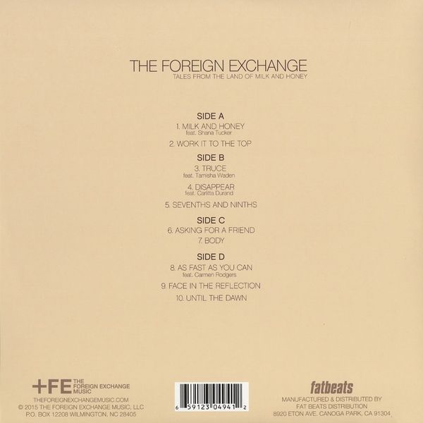 The Foreign Exchange - Tales From The Land Of Milk And Honey