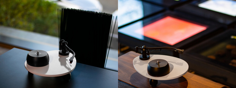 New OVO turntable with customizable egg-shaped plinth