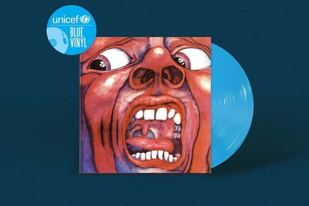 17 albums reissued on limited edition blue vinyl in aid of UNICEF