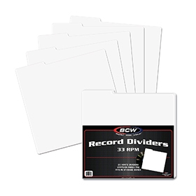 Record divider cards image gallery