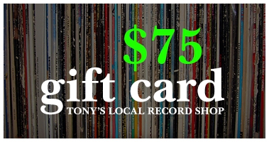 Gift cards from local record store