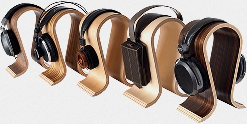 Omega headphones stand