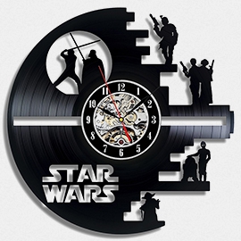 Vinyl wall clocks