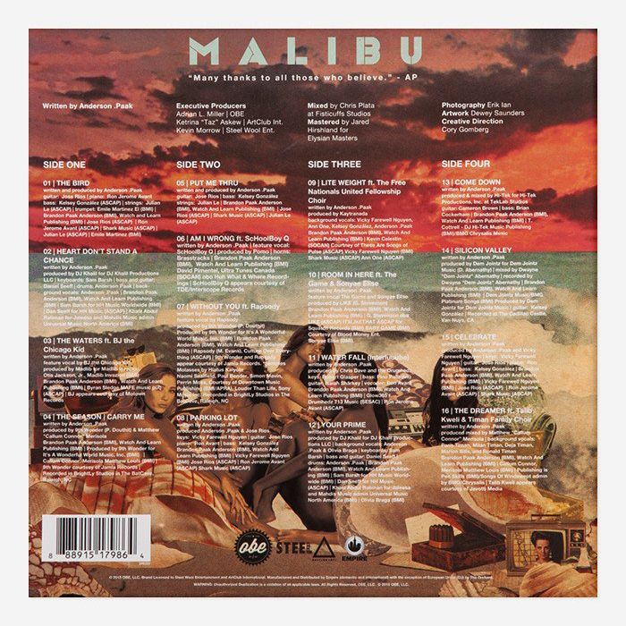 Anderson .Paak: Malibu - Colored Vinyl