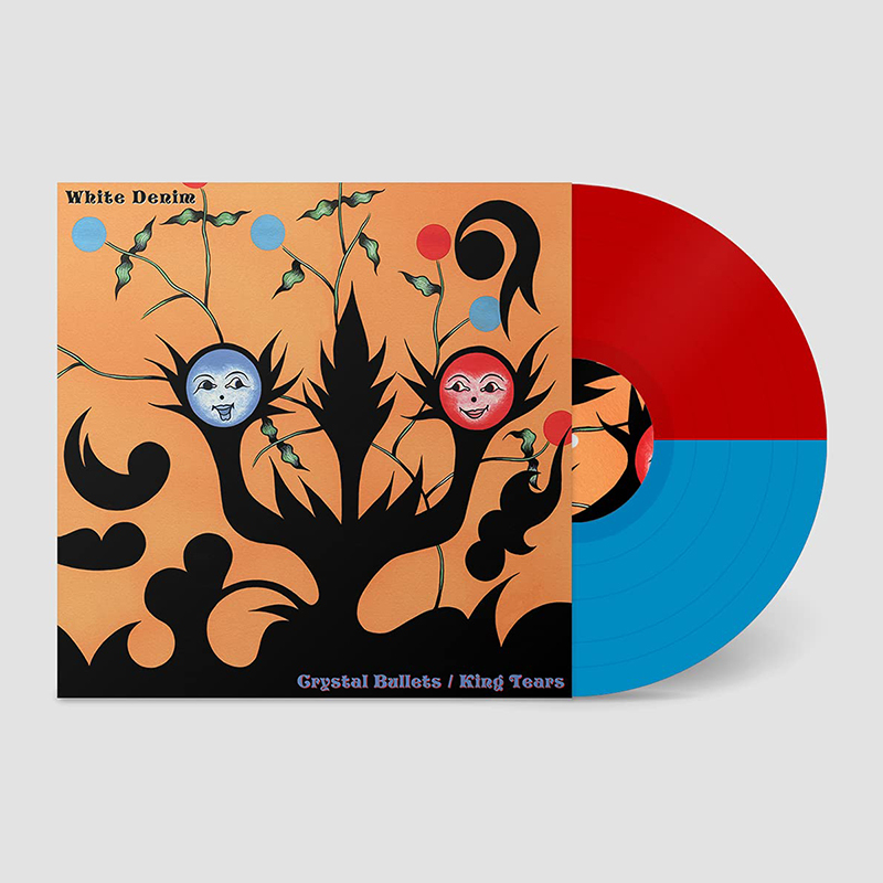White Denim Crystal Bullets / King Tears Colored Vinyl